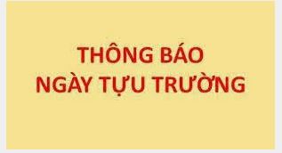 THÔNG BÁO LỊCH TỰU TRƯỜNG THCS NGUYỄN VĂN CỪ NĂM HỌC 2022-2023