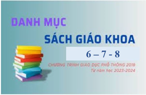 DANH MỤC SÁCH GIÁO KHOA NĂM HỌC 2023 – 2024